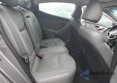 2012 Hyundai Elantra Gls from USA, damaged, VIN 5NPDH4AE6CH117603